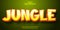 Jungle text, cartoon style editable text effect