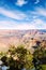 Juniper trees at the top of Grand Canyon South Rim Arizona in winter