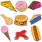 Junk Food Clipart elements and icons