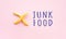 Junk food concepts with text and cross sign from french-fried.Anti fast food and healthy conversation