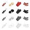 Junket, ounket, recreation and other web icon in cartoon style.Shish ,kebab, meat, icons in set collection.