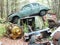 Junkyard Rusty Abandoned Old Cars