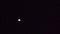 Jupiter with 4 moons, moving as earth turns.