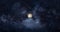 Jupiter planet on space with colorful starry night. front view of Jupiter planet  from space with beautiful galaxy. full view of J