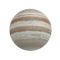 Jupiter Planet on white. 3D illustration