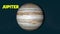 Jupiter, rotating, planet solar system, space