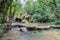 Jura Tufs waterfall, with its spectacle limestone sculptures