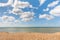 Jurassic Cliffs Coast and golden beach in West Bay.