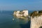 Jurassic Coast Dorset England UK Old Harry Rocks chalk formations including a stack