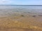 Jurmala. The shore of the Gulf of Riga during the calm