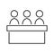 Jury group committee vector icon. jurors illustration symbol. Council symbol.