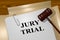 Jury Trial - legal concept