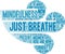 Just Breathe Word Cloud