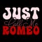 Just Call Me Romeo, 14 February typography design