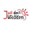 Just don`t weaken - simple inspire and motivational quote. Hand drawn beautiful lettering. Print