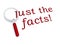 Just the facts with magnifiying glass