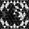 just grey black and white geometric pattern triangular tiled mosaic
