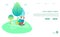 Just Have Rest Natural Design Flat Landing Page