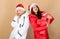 Just look at that. christmas fashion. fun and gifts. friendship and sisterhood. happy new year. xmas present box. winter