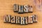 Just married couple relationship love letterpress