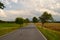 Just road and trees near BasteibrÃ¼cke in Germany