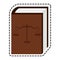 Justice books isolated icon