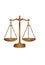 Justice bronze scales or weigh scales