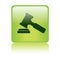 Justice gavel / hammer icon