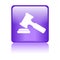 Justice gavel / hammer icon