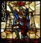 Justice Stained Glass