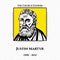 Justin Martyr 100 â€“ 165 was an early Christian apologist, and is regarded as the foremost interpreter of the theory of the Logos