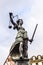 Justitia - Lady Justice - sculpture on the Roemerberg square in