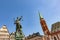 Justitia - Lady Justice - sculpture on the Roemerberg square in