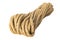 Jute rope skein isolate on a white background