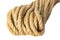 Jute rope skein isolated on a white
