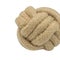 Jute strong ropes collar for dogs