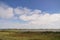 Jutland, heather wilderness landscape on sunny day