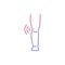 Juvenile idiopathic arthritis gradient linear vector icon