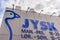 Jysk logo on the front of the store in Copenhagen