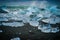 JÃ¶kulsÃ¡rlÃ³n glacial lake of glacier Iceland