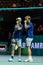 K. Krawietz abd T. Puetz playing the semi final at ABN AMRO Open 2023 tennis player at Rotterdam Ahoy arena