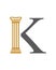 K law firm logo , lawyer logo vector