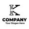 K logo template with outline style looks like a good fit for law firm logos.