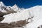 K1 or Masherbrum mountain peak in Karakoram mountain range, K2 base camp trek, Pakistan