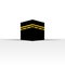 Kaaba Vector Illustration, Islamic Qibla Icon