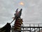 Kaatsheuvel / The Netherlands - November 03 2016: Fire-breathing dragon in Theme Park Efteling