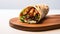 Kabettaki Chicken Wrap: A Delicious And Artistic Culinary Creation