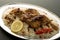Kabsa Rice with grilled chicken - Mandi - Kabsah - Mandi Rice with Chicken