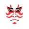 Kabuki mask clipart image