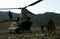 Kabul, Afghanistan - circa, 2011. Helicopters take a group of legionnaires after carrying out their mission.